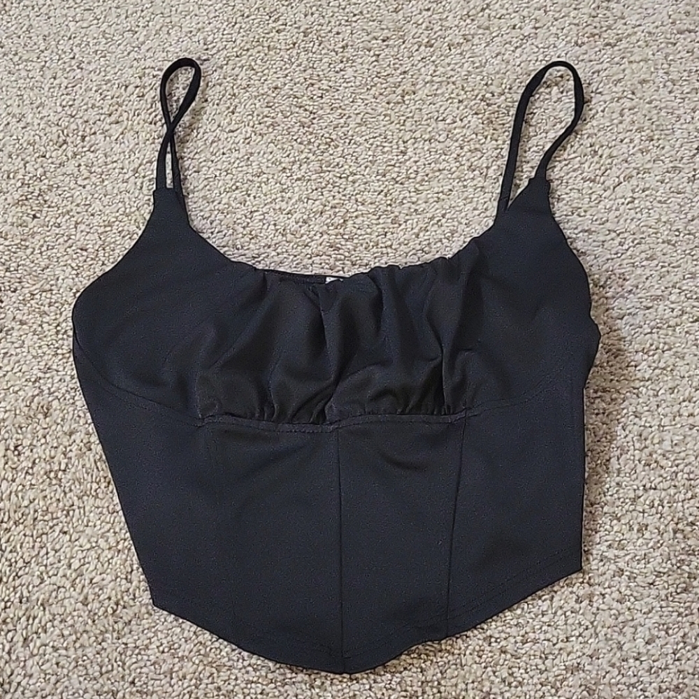 Black Crop Top
